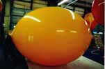 lemon helium balloon