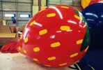 strawberry shape helium balloon